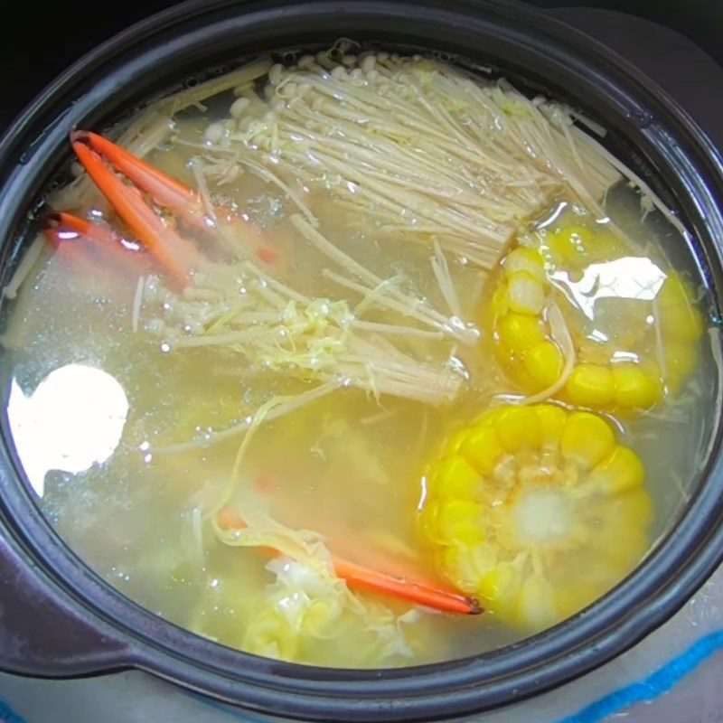 Step 6 Final Product Crab bird's nest soup