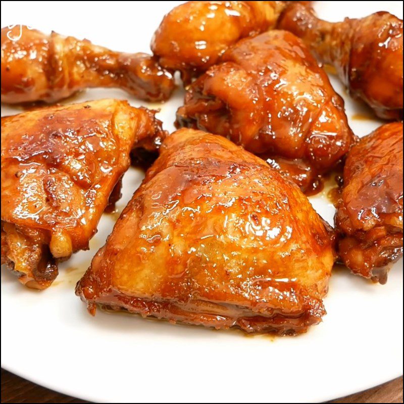Step 7 Finished product of Chicken thigh simmered in fish sauce