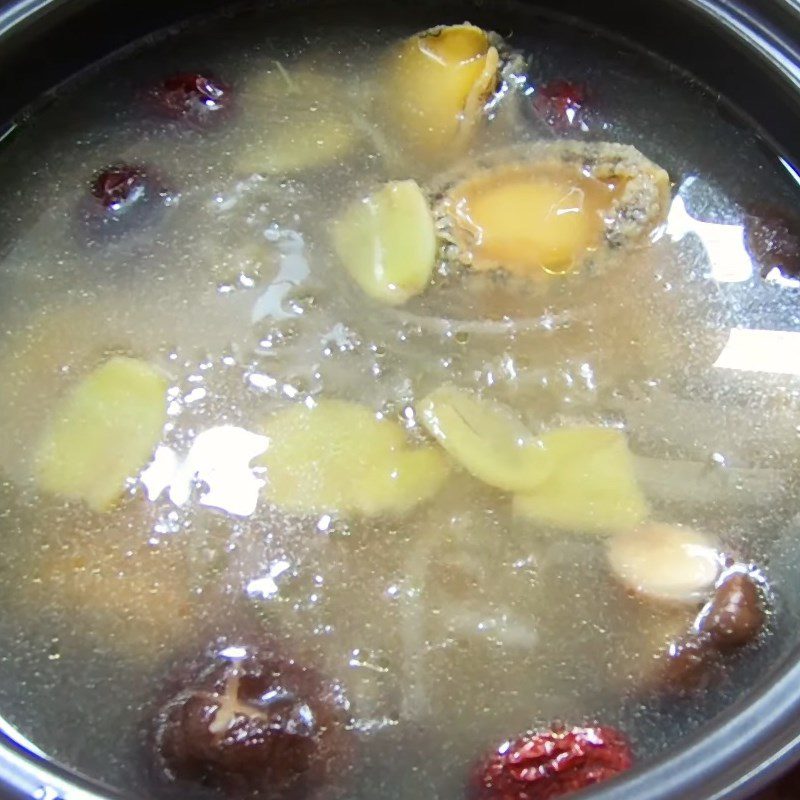 Step 6 Final Product Abalone Bird's Nest Soup