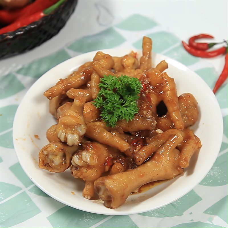 Step 4 Finished Product Spicy Stir-Fried Chicken Feet