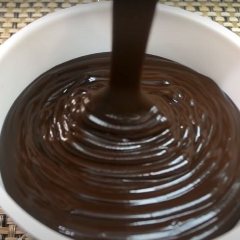 Step 3 Final product Chocolate butter sauce