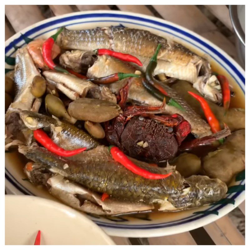 Step 5 Finished Product Braised Mullet with Tamarind