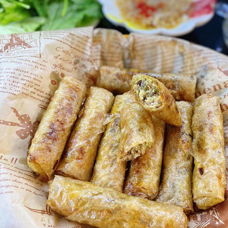 Step 5 Final product Fried chicken rolls