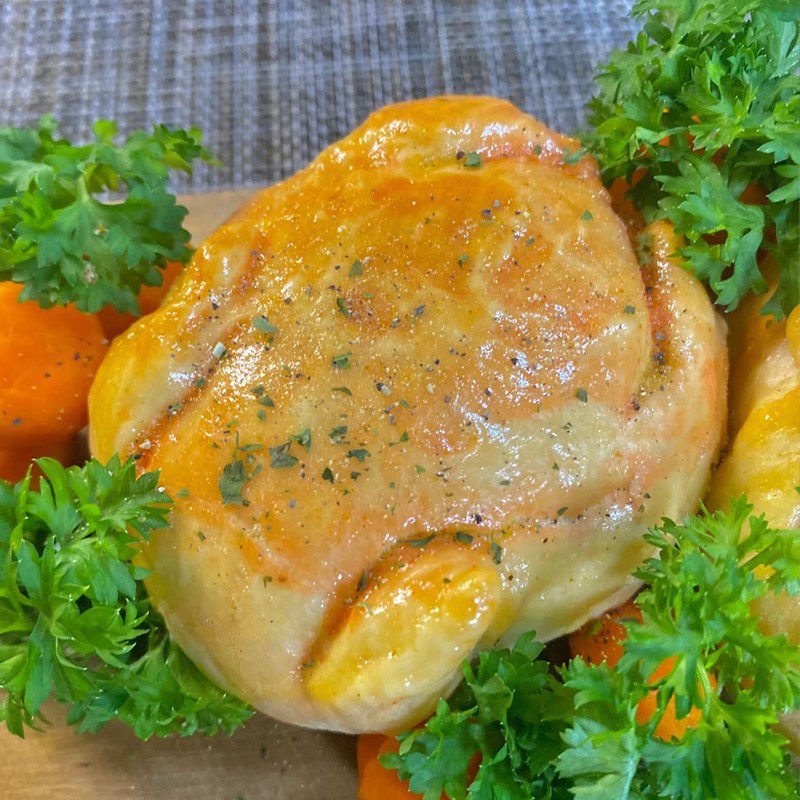 Step 6 Finished Product Chicken stuffed bread (recipe shared by a user)