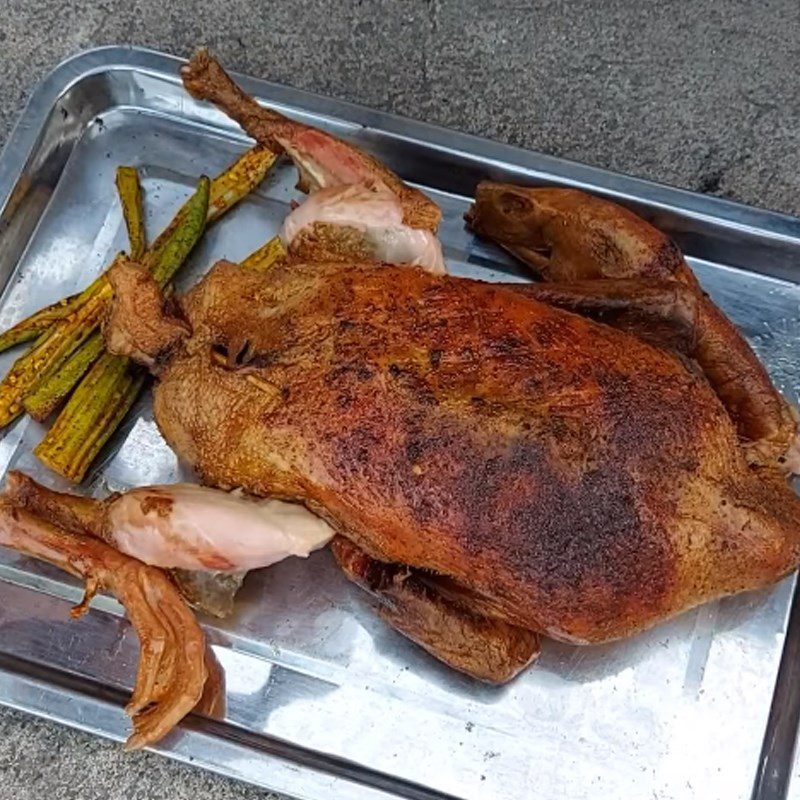 Step 4 Final Product Roast Duck in Clay Pot with Chili Salt