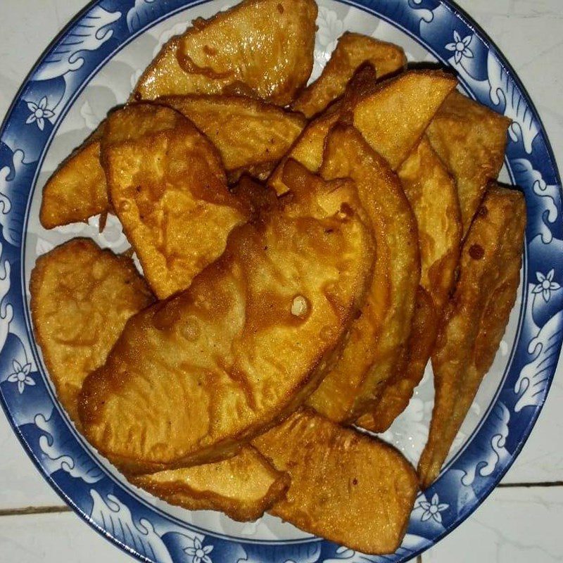 Step 4 Finished Product Fried Sake with Crispy Batter