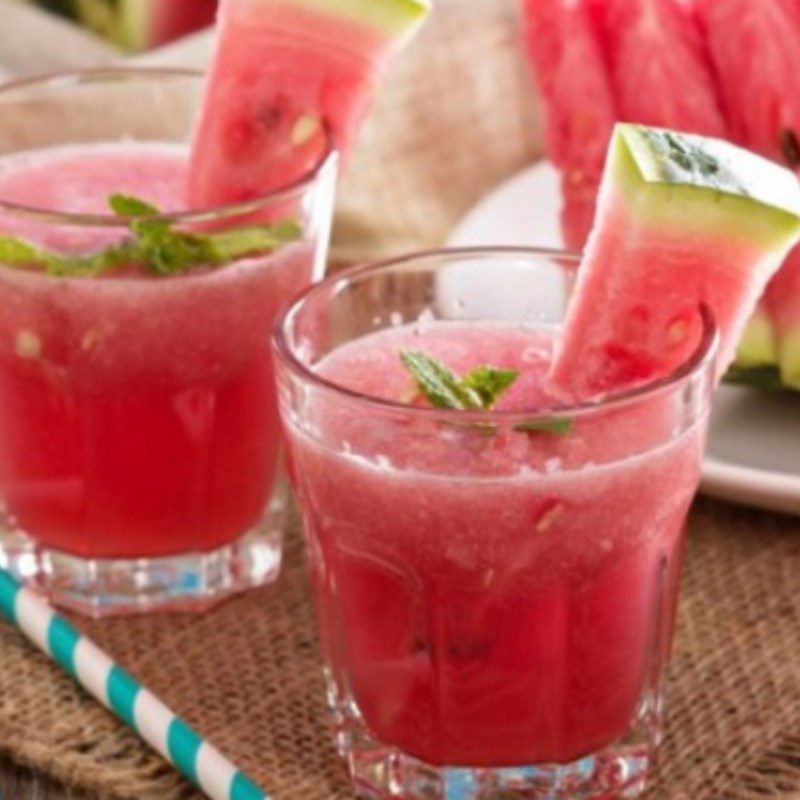 Step 3 Final product Watermelon and cucumber juice