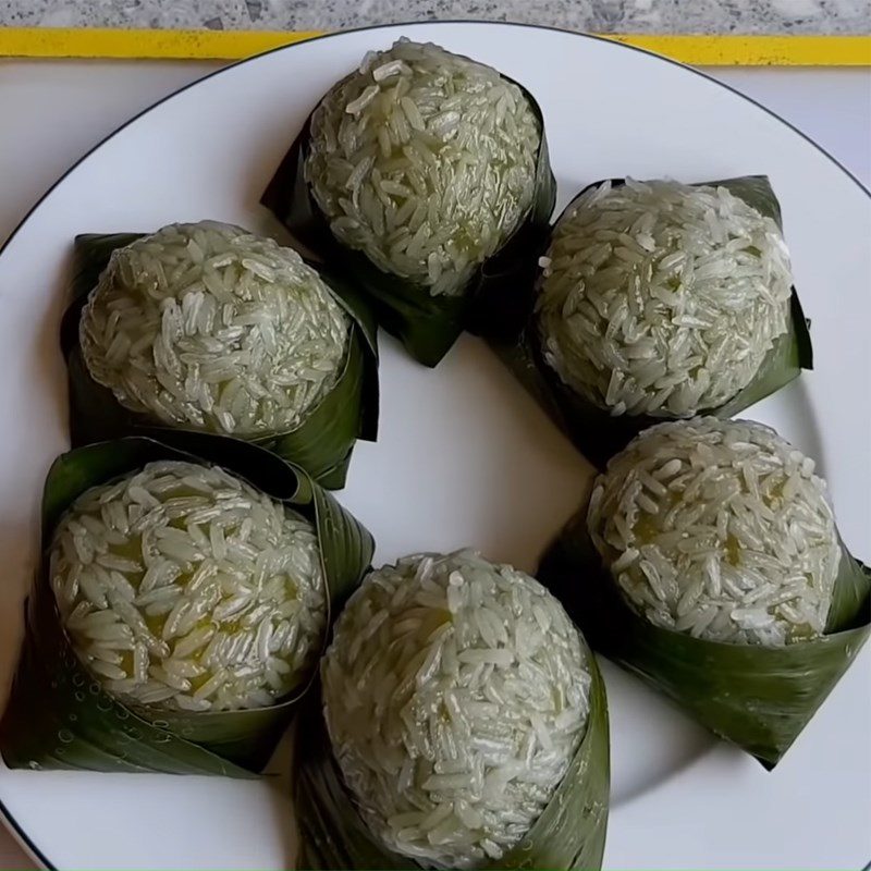 Step 7 Final product Vegetarian sticky rice