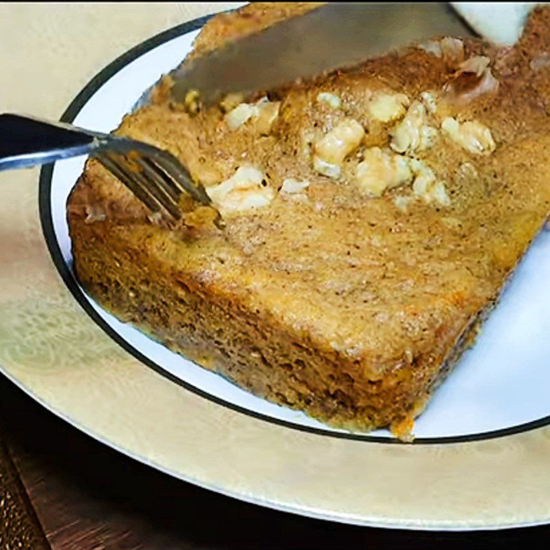 Step 5 Final Product Baked Carrot Banana Cake in the Microwave