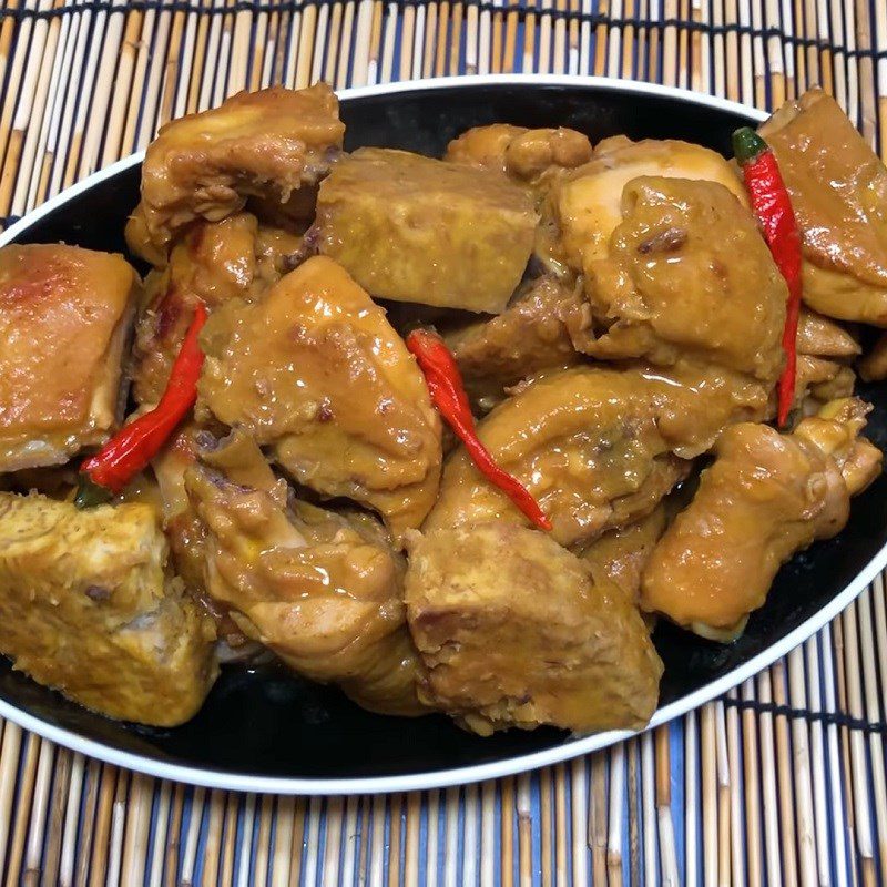 Step 6 Finished product Braised chicken with fermented bean curd