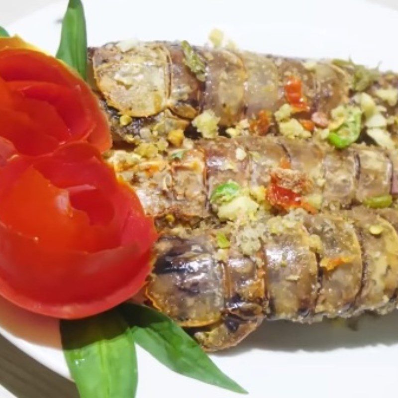 Step 4 Finished Product Salt Fried Mantis Shrimp