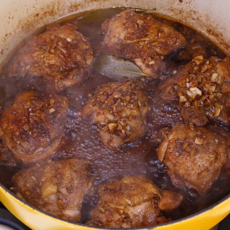 Step 5 Final product Adobo Chicken