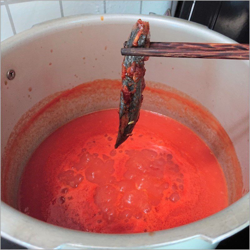 Step 5 Finished Product Stewed Mackerel with Tomatoes using a Pressure Cooker (Recipe shared by users)