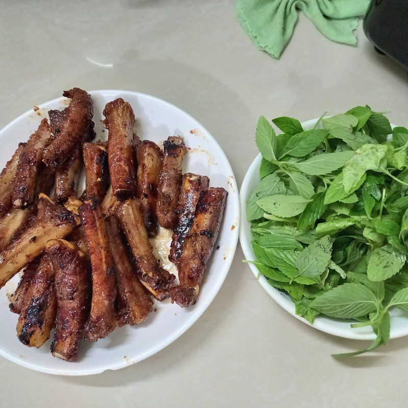 Step 4 Final product Honey grilled ribs