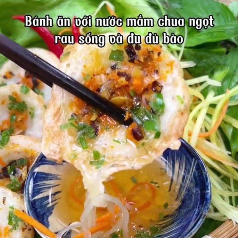 Step 5 Final product Vegetarian bánh khọt from rice flour
