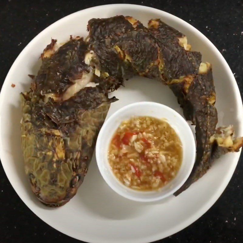 Step 4 Final product Grilled snakehead fish using air fryer