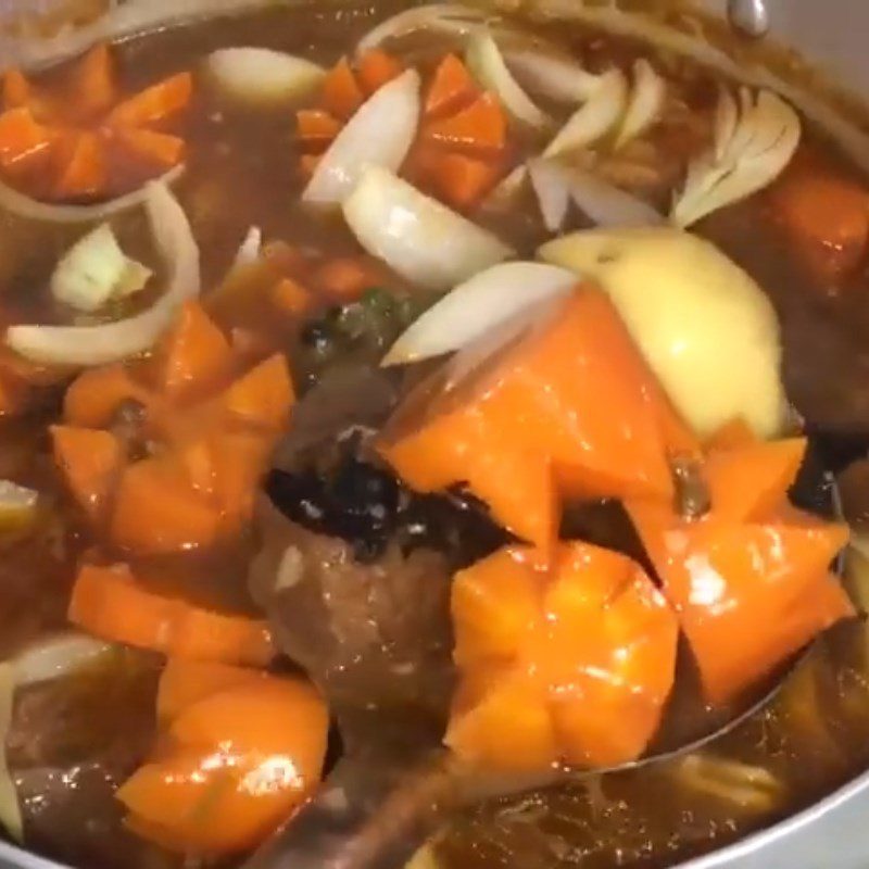 Step 8 Finished Product Beef Stewed with Green Pepper