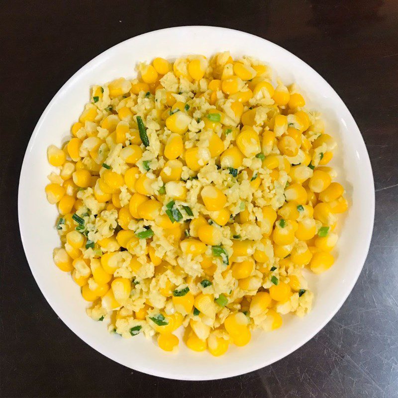 Step 4 Final Product Stir-fried corn with eggs