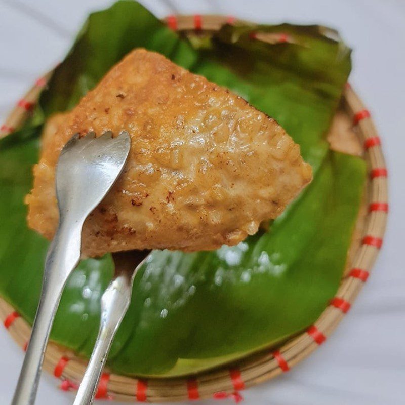 Step 5 Final Product Minced Meat Rice Paper Cake