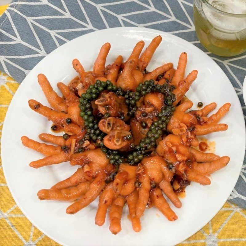 Step 4 Final Product Chicken feet in green pepper sauce