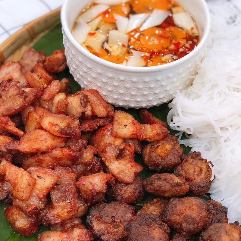 Step 4 Final Product Chả Bún Chả with an air fryer