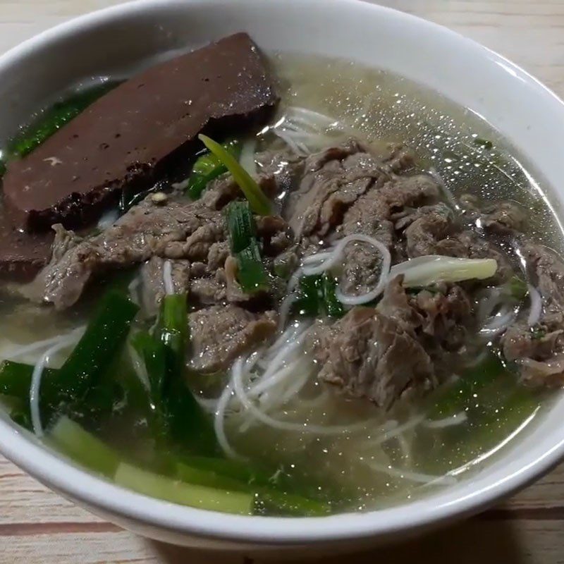 Step 4 Final product of beef vermicelli