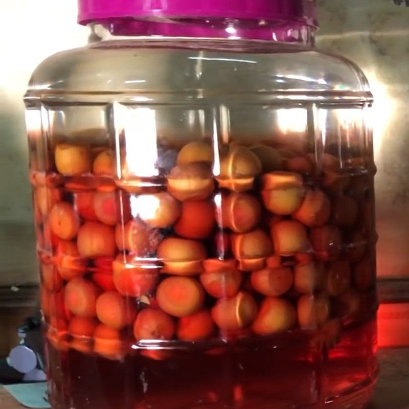 Step 3 Final product Plum wine