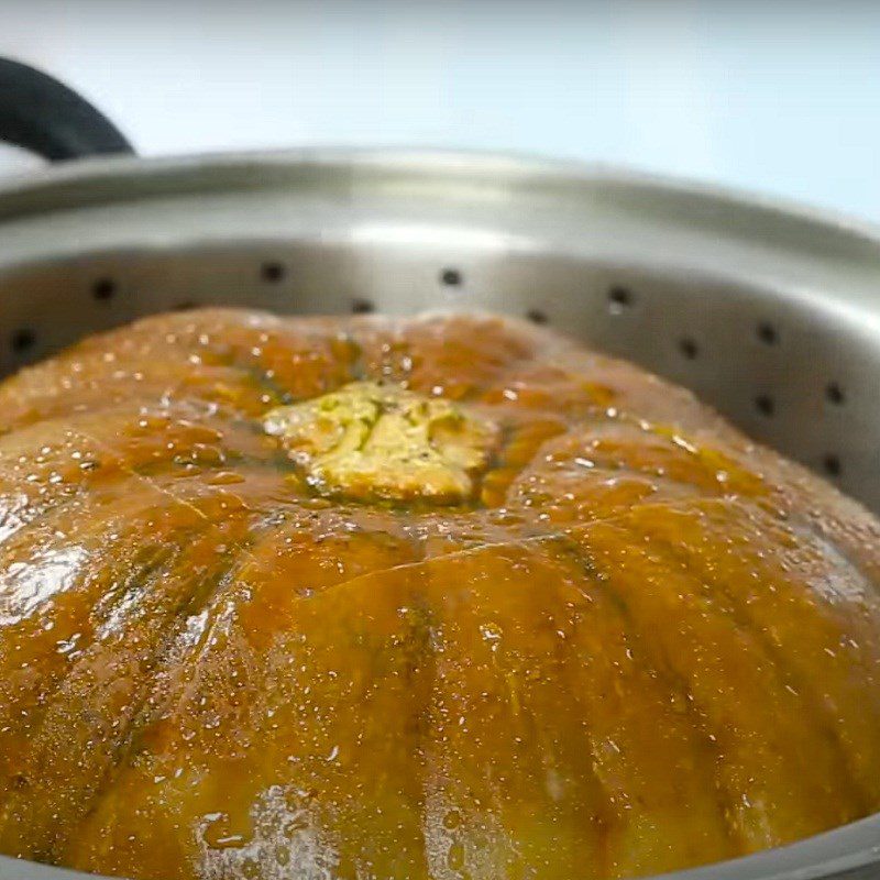 Step 5 Finished Product Black Chicken Steamed Pumpkin