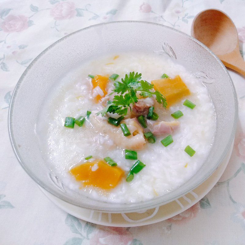 Step 4 Final Product Chicken and Pumpkin Porridge