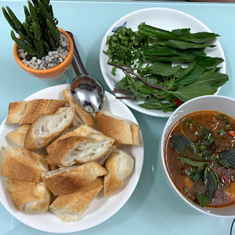 Step 4 Final Product Beef Stew with Bread