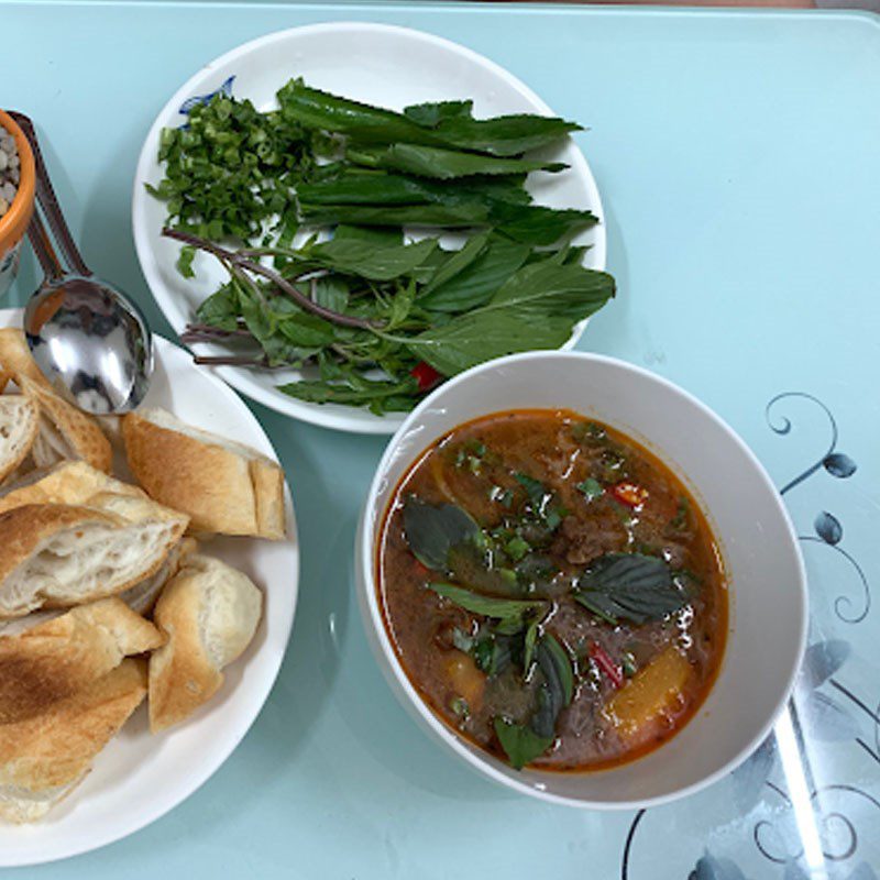 Step 4 Final Product Beef Stew with Bread