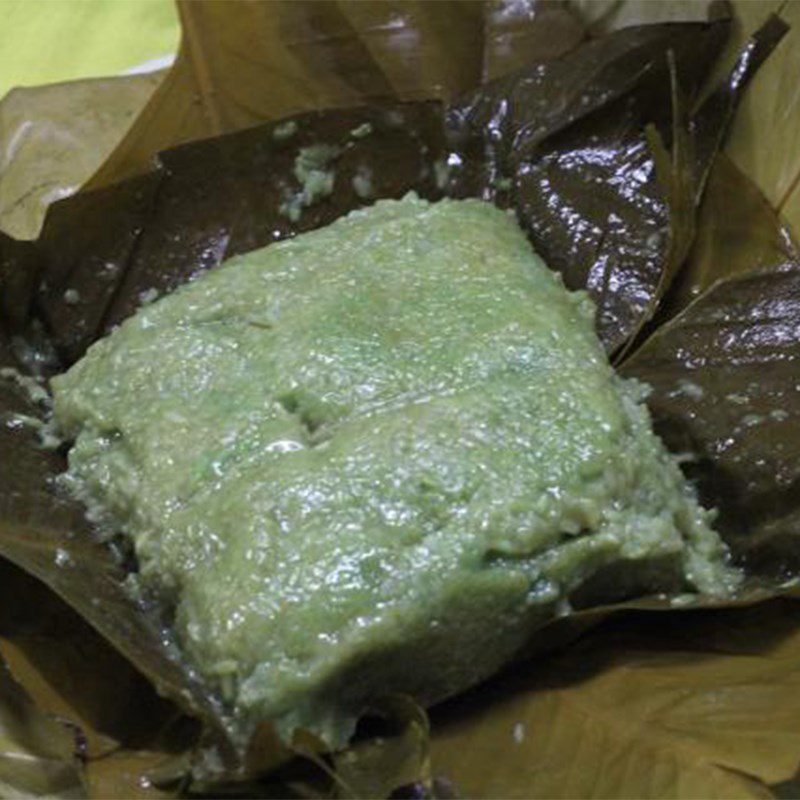 Step 6 Finished Product Green Sticky Rice Cake