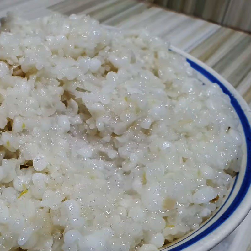 Step 4 Cooking mushy corn sticky rice with a rice cooker Mushy corn sticky rice (boiled corn) using a rice cooker