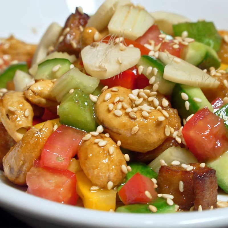 Step 5 Final Product Vegetarian Rainbow Salad