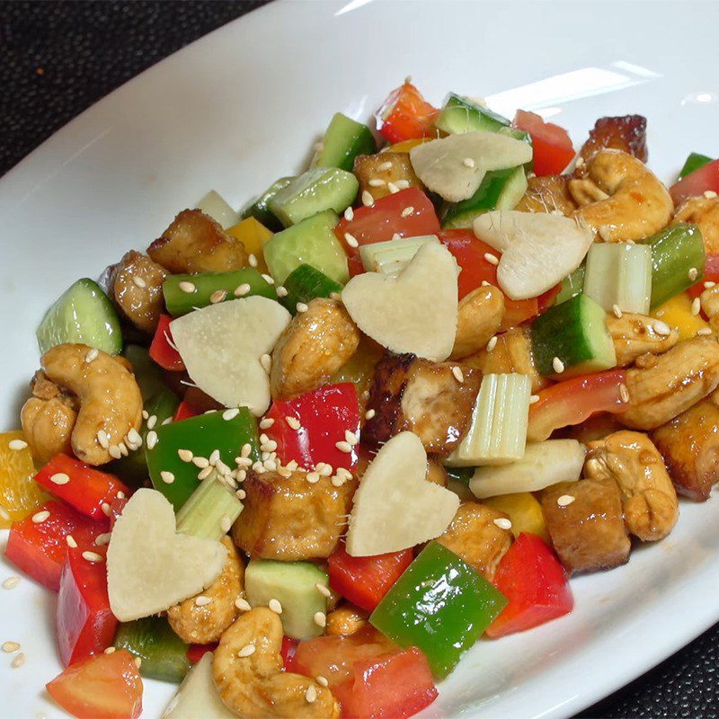 Step 5 Final Product Vegetarian Rainbow Salad