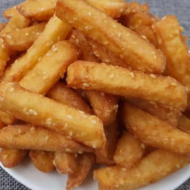 Step 4 Final Product Fried Potatoes with Wheat Flour and Tapioca Flour