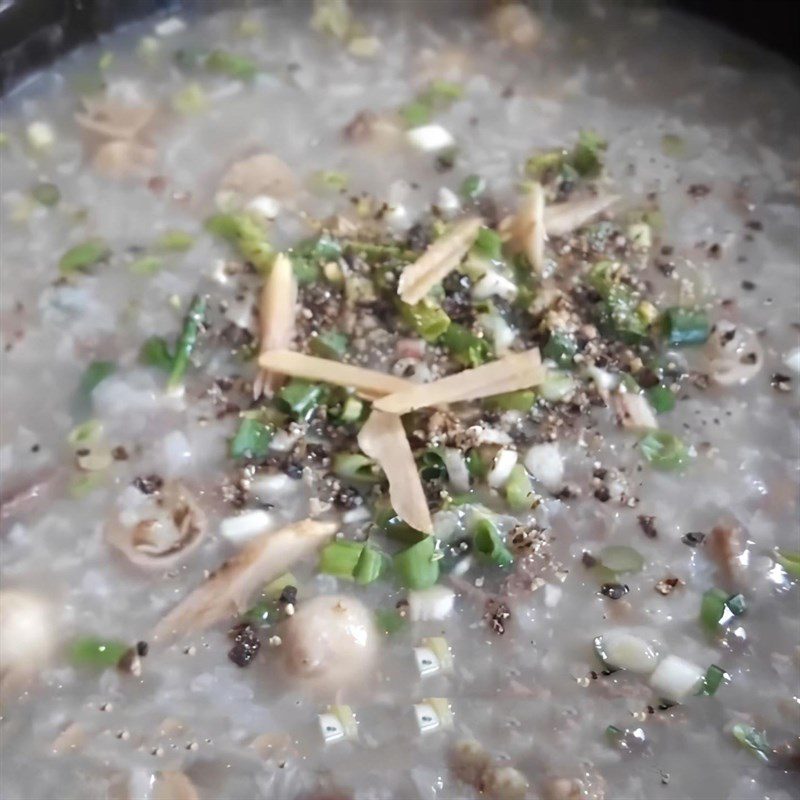 Step 5 Final Product Red Bean Porridge with Beef