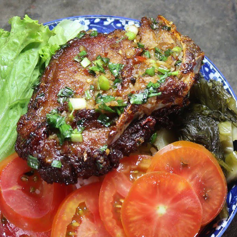 Step 5 Final Product Pork Chop stir-fried with Oyster Sauce