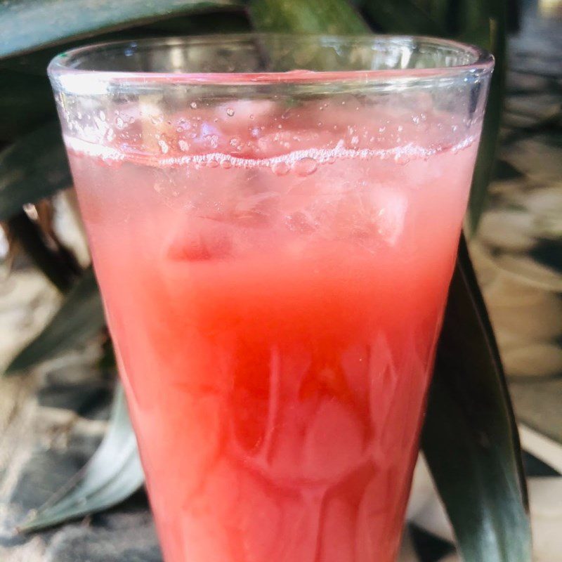 Step 4 Final product Watermelon grape juice