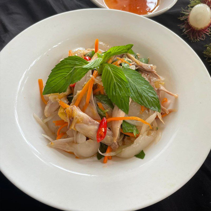 Step 3 Final Product Chicken Rambutan Salad