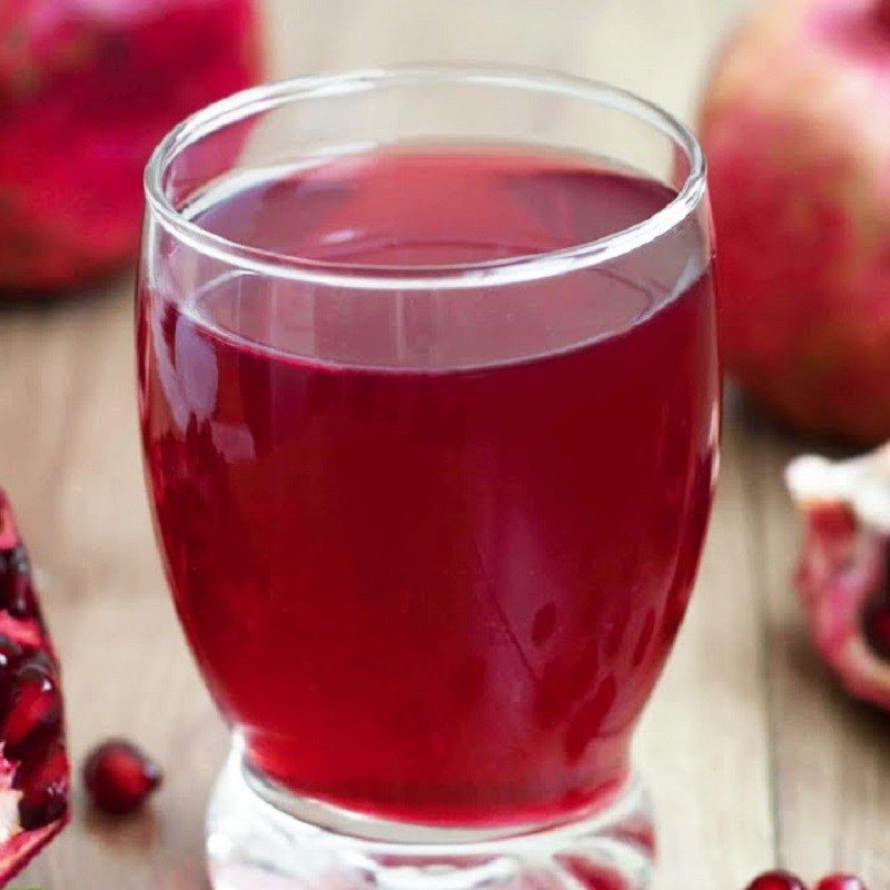 Step 4 Final Product Pomegranate Juice By Mashing