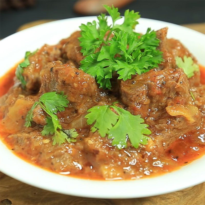 Step 7 Finished Product Beef in Tomato Sauce