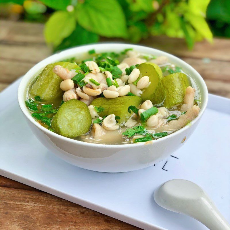 Step 4 Final Product Braised chicken feet with peanuts and cucumber