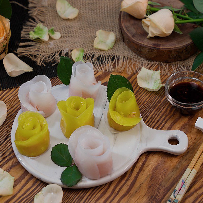 Step 5 Final Product Rose Dumpling