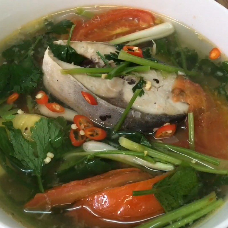 Step 5 Final product of pomelo fish soup