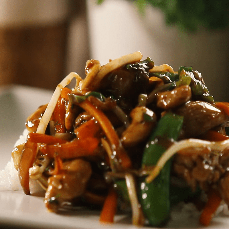 Step 4 Final Product Thai Lemongrass Chicken Stir-fry