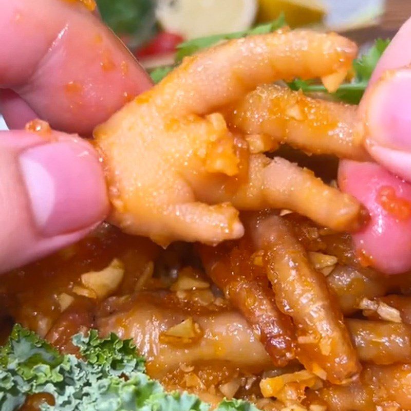 Step 5 Final product Spicy chicken feet (Recipe shared from TikTok Cooking with TasteVN)