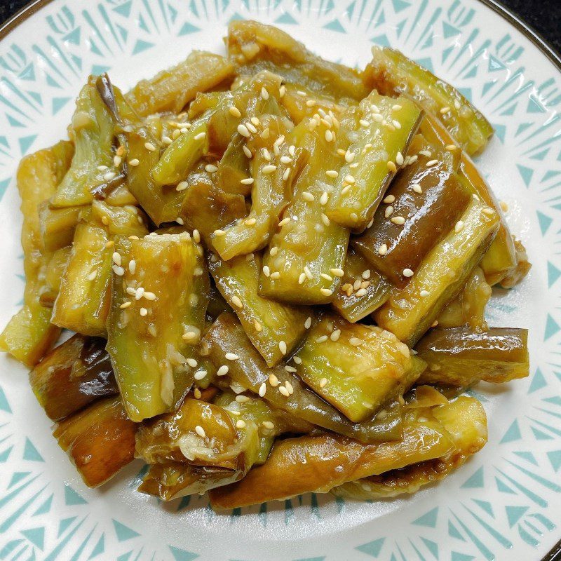 Step 3 Final product Stir-fried eggplant with garlic