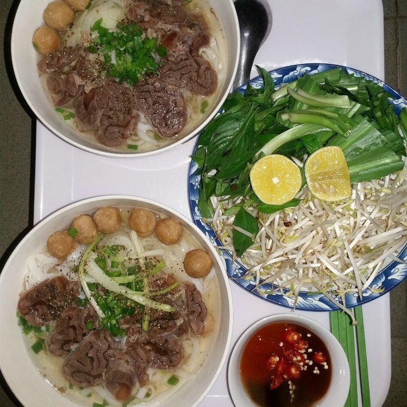 Step 3 Finished product of beef brisket pho using a pressure cooker