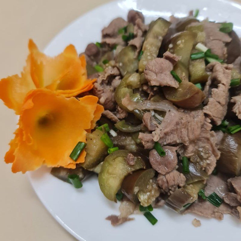 Step 4 Final Product Sautéed Eggplant with Beef